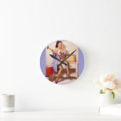 Miss Fix-it Clock Ronde Klok (Huis)