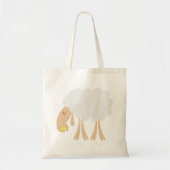 Miss Fluffy McCottonball Canvas tas (Voorkant)