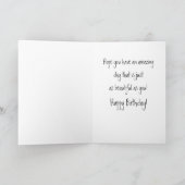 Miss Froggy Verjaardag Kaart voor een vriend! (Binnen)