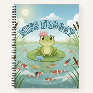 Miss Froggy's Lily-Note-Pad Notitieboek