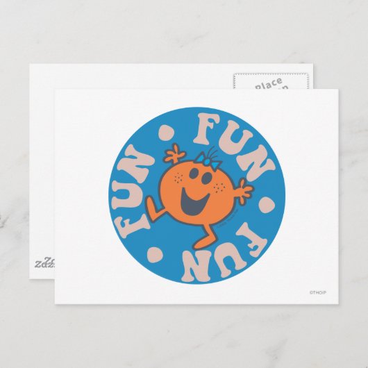 Miss Fun Fun Fun Briefkaart (Voorkant / Achterkant)