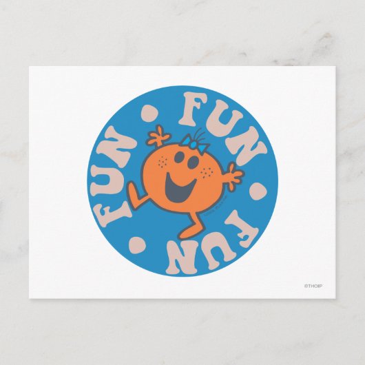 Miss Fun Fun Fun Briefkaart (Voorkant)