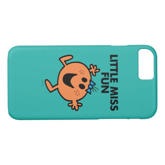 Miss Fun Waving Joyous Case-Mate iPhone Case (Achterkant (Horizontaal))