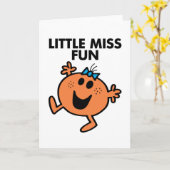 Miss Fun Waving Joyous Kaart (Gele Bloem)