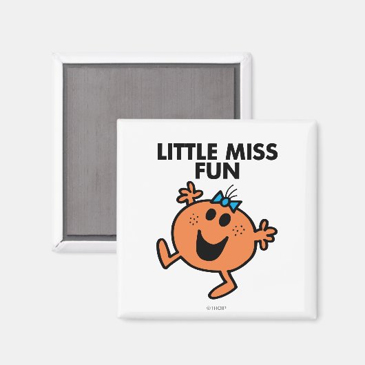Miss Fun Waving Joyous Magneet (Voorkant / Achterkant)