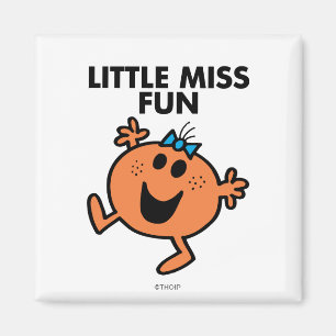 Miss Fun Waving Joyous Magneet