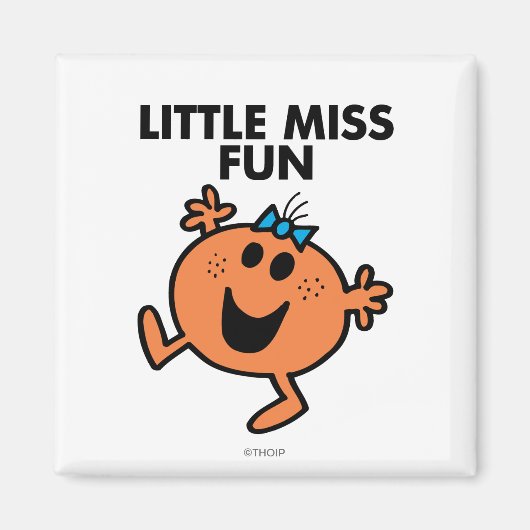 Miss Fun Waving Joyous Magneet (Voorkant)