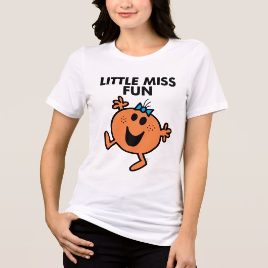 Miss Fun Waving Joyous Tri-Blend Shirt (Voorkant)