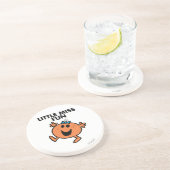 Miss Fun Waving Joyous Zandsteen Onderzetter (Zijkant)