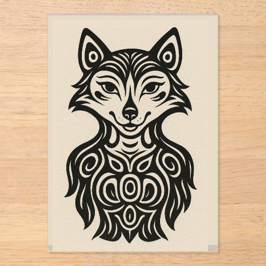 Miss Furry Acryl Uitnodigingen (Voorkant)
