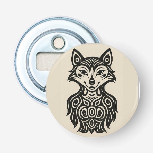 Miss Furry Button Flesopener (Voorkant)