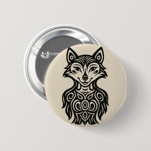 Miss Furry Knop Ronde Button 5,7 Cm (Voorkant /achterkant)