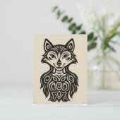 Miss Furry RSVP Kaartje (Staand voorkant)