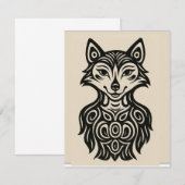 Miss Furry RSVP Kaartje (Voorkant / Achterkant)