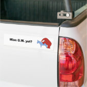 Miss G.W. nog niet Bumpersticker (Op Truck)