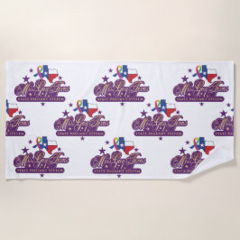 Miss Gay Texas State Strand/Zwembad Handdoek