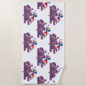 Miss Gay Texas State Strand/Zwembad Handdoek (Voorkant)