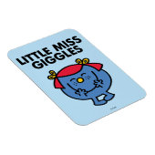 Miss Giggles | Zwarte briefing Magneet (Rechterzijde)