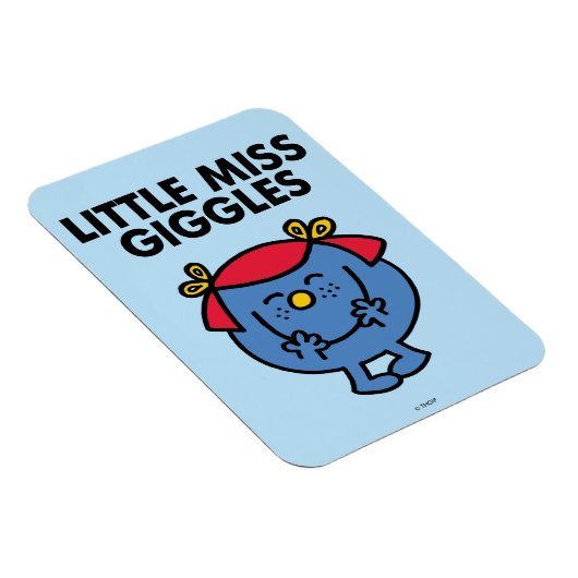 Miss Giggles | Zwarte briefing Magneet (Rechterzijde)