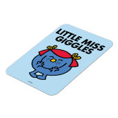 Miss Giggles | Zwarte briefing Magneet (Linkerzijde)