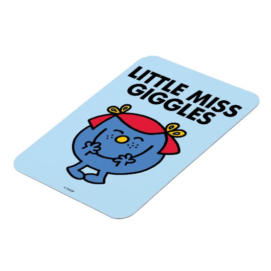 Miss Giggles | Zwarte briefing Magneet (Linkerzijde)