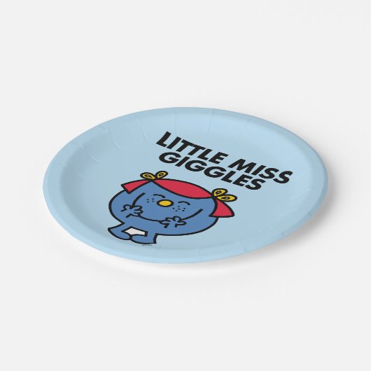 Miss Giggles | Zwarte briefing Papieren Bordje (Gekanteld)