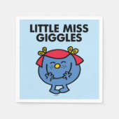 Miss Giggles | Zwarte briefing Servetten (Voorkant)