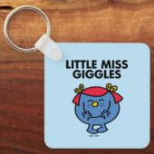 Miss Giggles | Zwarte briefing Sleutelhanger (Voorkant)