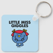 Miss Giggles | Zwarte briefing Sleutelhanger (Achterkant)