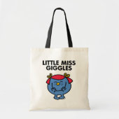 Miss Giggles | Zwarte briefing Tote Bag (Voorkant)