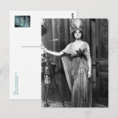 Miss Gladys Cooper [1888-1971] in het Fancy dress Briefkaart (Voorkant / Achterkant)