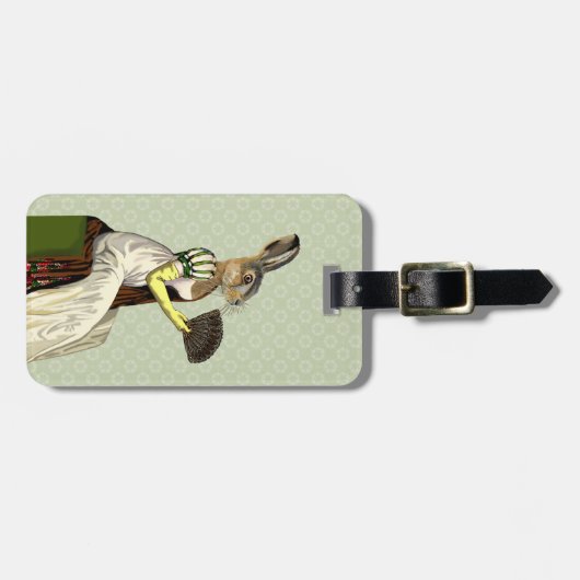 Miss Hare 2 Bagagelabel (Voorkant horizontaal)