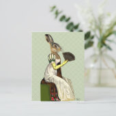 Miss Hare 2 Briefkaart (Staand voorkant)