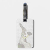 Miss Hare Bagagelabel (Achterkant verticaal)