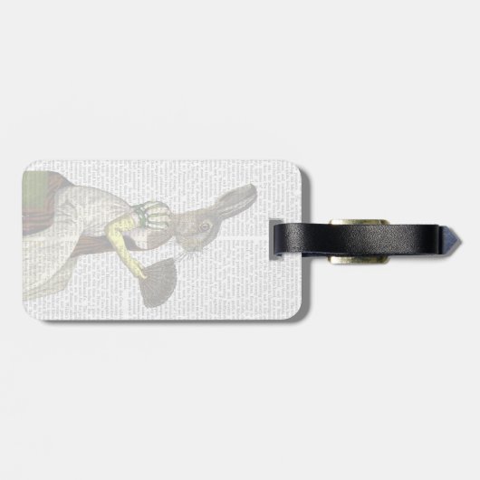 Miss Hare Bagagelabel (Achterkant horizontaal)