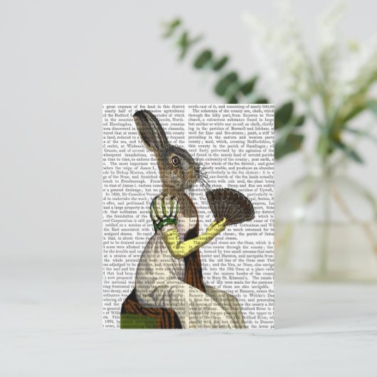 Miss Hare Briefkaart (Staand voorkant)