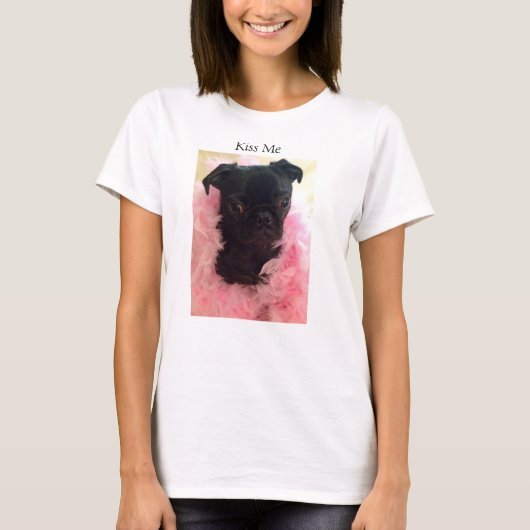 Miss Harley "Kus Me" T-Shirt (Voorkant)