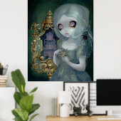 Miss Havisham ART PRINT Gothic Bride (Thuiskantoor)
