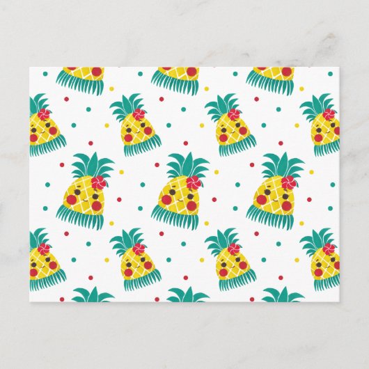 Miss Hawaiian Pineapple Briefkaart (Voorkant)