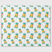 Miss Hawaiian Pineapple Cadeaupapier (Vlak)