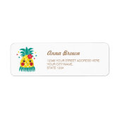 Miss Hawaiian Pineapple Etiket (Voorkant)