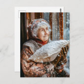 Miss Holle schudt sneeuw uit de lucht Briefkaart (Voorkant / Achterkant)