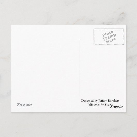 Miss Honey! Briefkaart (Achterkant)