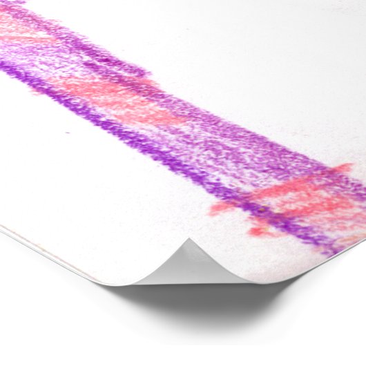 Miss Honey Teaching her Class Wiskunde Poster (Hoek)