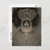 Miss Hryggur portretbriefkaart Briefkaart (Voorkant / Achterkant)