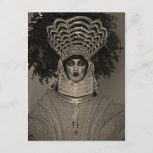 Miss Hryggur portretbriefkaart Briefkaart