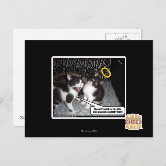 Miss Innocent Briefkaart (Voorkant / Achterkant)