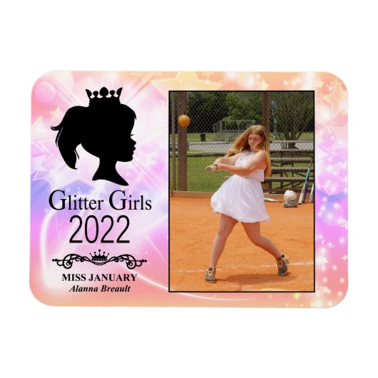 Miss Januari 2022 Magnet Magneet (Horizontaal)