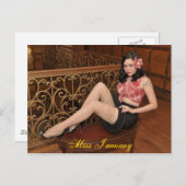 Miss Januari-Briefkaart Briefkaart (Voorkant / Achterkant)