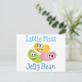 Miss Jelly Bean Briefkaart (Staand voorkant)